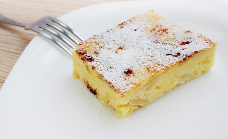 Apple cheese casserole - a delicious dessert on the arthritis diet menu